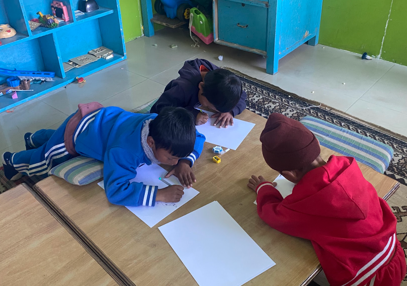 School visit in Nepal