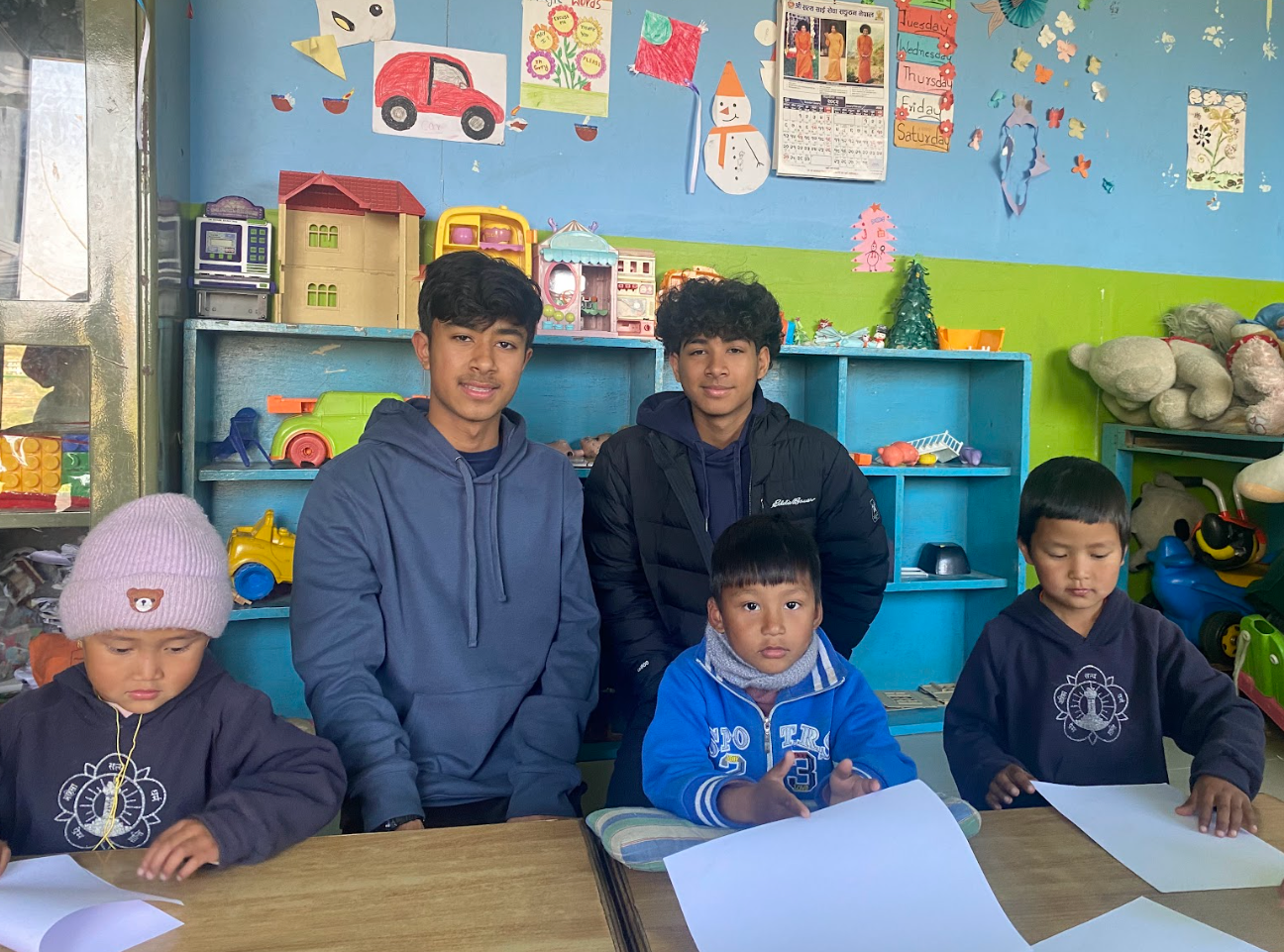 Students in classroom